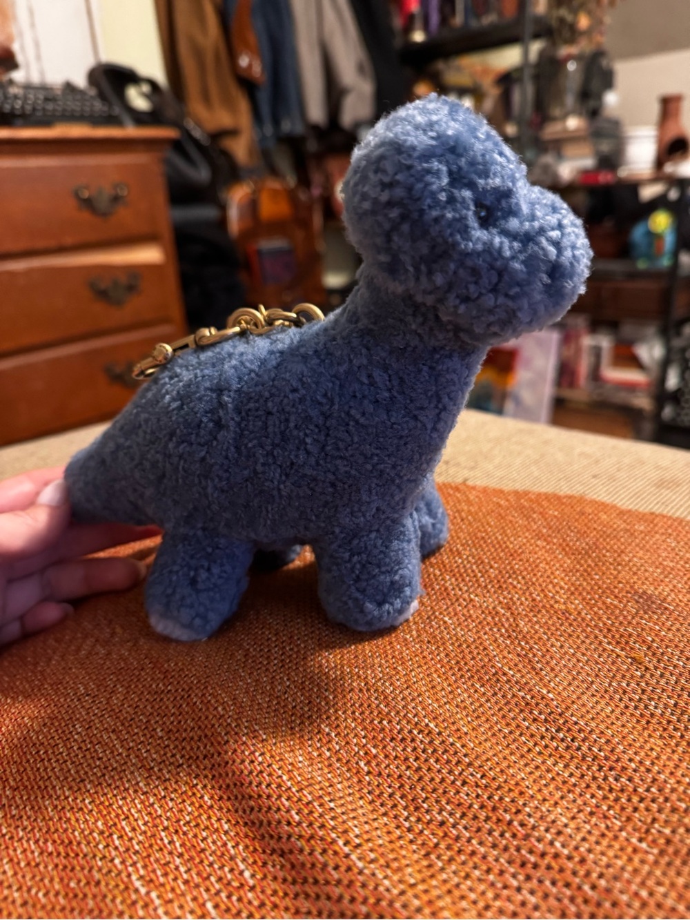 🦕Limited Edition Coach Buddy Brontosaurus Dinosaur Plushie Charm || NWOT🦕 - Picture 6 of 12